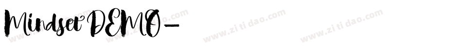 Mindset DEMO字体转换